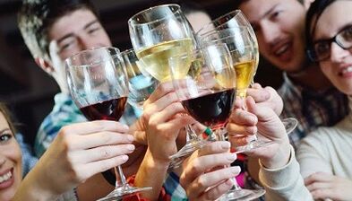 Danos ao corpo causados ​​polo alcol